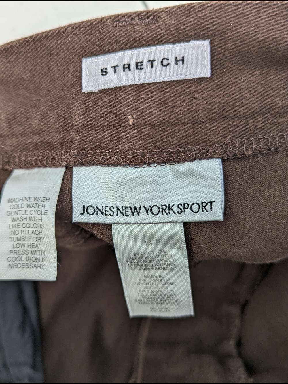 Jones New York Sport Straight Leg Jeans Dark Academia Office Siren - Picture 10 of 14
